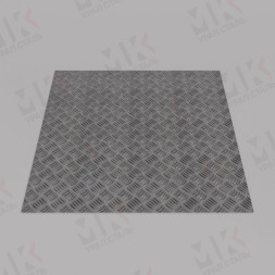 Лист алюминиевый рифленый квинтет 1x1200x1200 мм АМг5