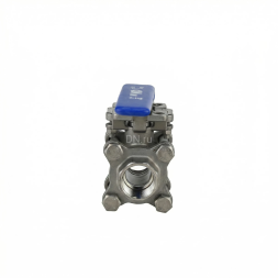 Кран шаровой BV3232P(3pc)-FP-T-ISO-H 3″ Ду80 Ру25 полнопроходной, нержавеющая сталь AISI 316, резьбовой, с ISO фланцем и рукояткой