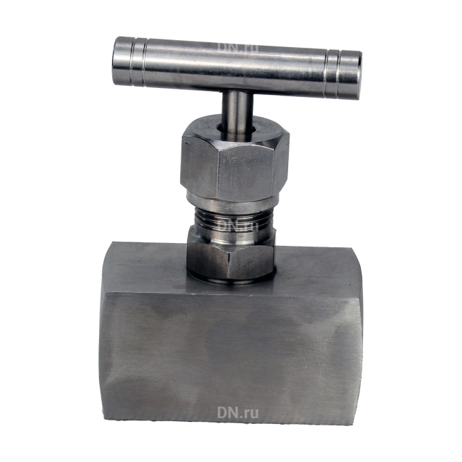Клапан игольчатый VN3131M-T-Ht 1/2″ Ду15 Ру400 резьбовой, корпус - нержавеющая сталь 304, уплотнение - металл, с Т-образной рукояткой в Уфе