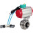 Затвор дисковый поворотный кламповый WBV3131S-2W-C-H Ду20 Ру10 корпус - пищевая нержавеющая сталь 304, уплотнение - Silicon, с пневмоприводом PA-DA-052, пневмораспределителем 4V320-08 AC220V и магнитным переключателем ALS200D в Уфе