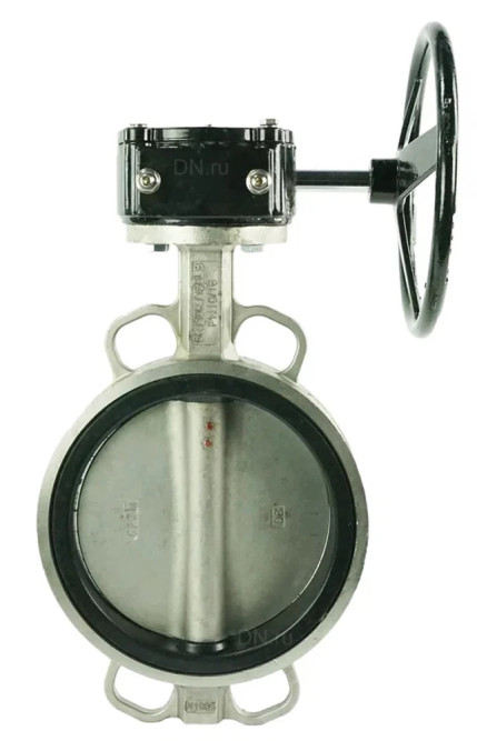 Затвор дисковый поворотный WBV3131N-2W-Fb-H Ду250 Ру16 межфланцевый, корпус - нержавеющая сталь 304, диск - нержавеющая сталь 304, уплотнение - NBR, с редуктором HAM RQN4-675Z-T36 в Уфе
