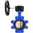 Затвор дисковый поворотный WBV1616N-2W-Fb-H Ду125 Ру16 LUG межфланцевый, корпус - чугун QT450, диск - чугун QT450, уплотнение - NBR, с редуктором HAM RQN1-180Z-T40 в Уфе