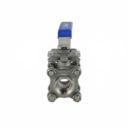 Кран шаровой BV3232P(3pc)-FP-T-ISO-H 1 1/4″ Ду32 Ру40 полнопроходной, нержавеющая сталь AISI 316, резьбовой, с ISO фланцем и рукояткой