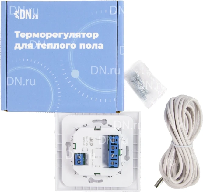 Терморегулятор для теплого пола T03SM механический цвет белый в Уфе