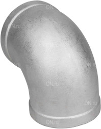 Отвод (уголок) ВР-ВР-316 2″ Ду50 Ру16 угол 90°, корпус - нержавеющая сталь 316, присоединение - внутренняя / внутренняя резьба