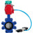 Затвор дисковый поворотный WBV1631N-2W-Fb-H Ду80 Ру16 LUG корпус - чугун QT450, диск - нержавеющая сталь 304, уплотнение - NBR, с пневмоприводом PA-DA-083, пневмораспределителем 4V320-08 AC220V и магнитным переключателем ALS200D в Уфе