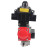Кран шаровой BV3232P(4pc)-SP-3WL-T-ISO-H Ду80 Ру40 стандартнопроходной трехходовой L-тип, нержавеющая сталь SS316, внутренняя резьба, PTFE, пн.приводом PA-DA-083, пн.распределителем 4M310-08 AC220V и БКВ APL-410N EX в Уфе