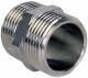 Ниппель Н-304-НР-НР 3″ Ду80 Ру20, корпус - нержавеющая сталь AISI 304, присоединение - наружная/наружная резьба, тип резьбы - BSPT