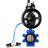 Затвор дисковый поворотный WBV1616E-2W-Fb-H Ду125 Ру16 LUG корпус - чугун QT450, диск - чугун QT450, уплотнение - EPDM, с пневмоприводом PA-DA-105-1, пневмораспределителем 4V320-08 AC220V, БКВ APL-410N EX и БПВ AFC2000 в Уфе