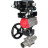 Кран шаровой BV3131P(3pc)-FP-W-ISO-H LONG Ду125 Ру16 полнопроход., корпус - нерж.сталь 304, уплотнение - PTFE, под приварку, с пн.приводом PA-DA-130, редуктором MON3-700-T38-ISO и пневмопозиционером YT-1000RSN без обратной связи в Уфе