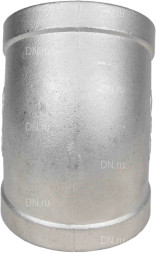 Отвод (полуотвод) ВР-ВР-304 1 1/4″ Ду32 Ру16 угол 45°, корпус - нержавеющая сталь 304, присоединение - внутренняя / внутренняя резьба