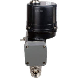 Кран шаровой BV3232P(2pc)-FP-T-ISO-H Ду65 Ру40 полнопроходной, резьбовой, внутренняя резьба, корпус - нержавеющая сталь 316, уплотнение - PTFE, с электроприводом четвертьоборотным QTSA-N-007EM-O0-220VAC с пружинным возвратом