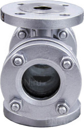 Стекло смотровое SG2-34G-F тип В ГОСТ 21836-2021 Ду25 Ру40, углеродистая сталь, фланцевое