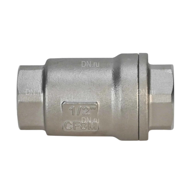 Клапан обратный VCS3232P-T 2″ Ду50 Ру63 резьбовой, пружинный, корпус - нержавеющая сталь 316, диск - нержавеющая сталь 316, уплотнение - металл в Уфе