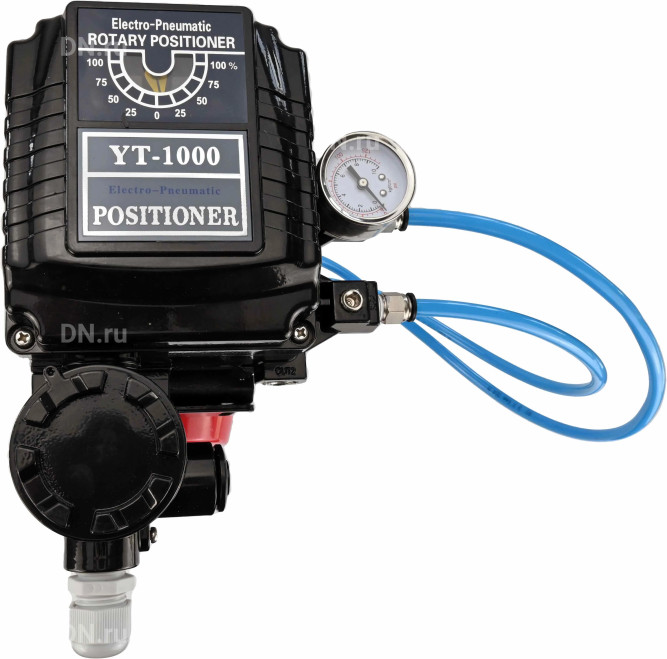 Кран шаровой BV3232P(4pc)-SP-3WL-T-ISO-H Ду65 Ру40 стандартнопроходной 3-ходовой, L-тип, нерж. сталь SS316, внутренняя резьба, PTFE, с пн.приводом PA-DA-083 двойного действия и электропневматич. позиционером YT-1000RSN без обратной связи в Уфе