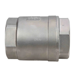 Клапан обратный VCS3232P-T 3″ Ду80 Ру40 резьбовой, пружинный, корпус - нержавеющая сталь 316, диск - нержавеющая сталь 316, уплотнение - металл