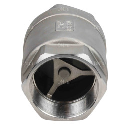 Клапан обратный VCS3232P-T 3″ Ду80 Ру40 резьбовой, пружинный, корпус - нержавеющая сталь 316, диск - нержавеющая сталь 316, уплотнение - металл