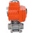 Кран шаровой BV3232P(3pc)-FP-W-ISO-H WDVF Ду32 Ру63 полнопроходной, трехсоставной, корпус - нержавеющая сталь 316, уплотнение - PTFE, под приварку, с 1/4-оборотным электроприводом QT-N-003EM-O1-24VDC-У1 HARK в Уфе