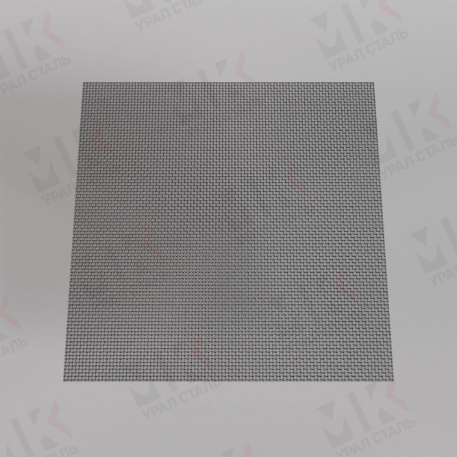 Сетка тканая нержавеющая 0.2х0.2х0.13 мм 12Х18Н9 ТУ 14-4-507-99 саржевая в Уфе