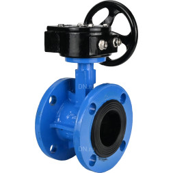Затвор дисковый поворотный WBV1313E-2W-F-H Ду150 Ру16 фланцевый, корпус - чугун GGG40, диск - чугун GGG40, уплотнение - EPDM, с редуктором RDN RQN4-500Z-T30