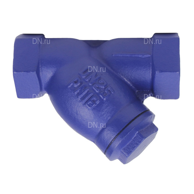 Фильтр сетчатый FMY1131PPL-T 1 1/4″ Ду32 Ру16 резьбовой L=140, корпус чугун GGG25, сетка SS304, уплотнение PPL, Y-образный в Уфе