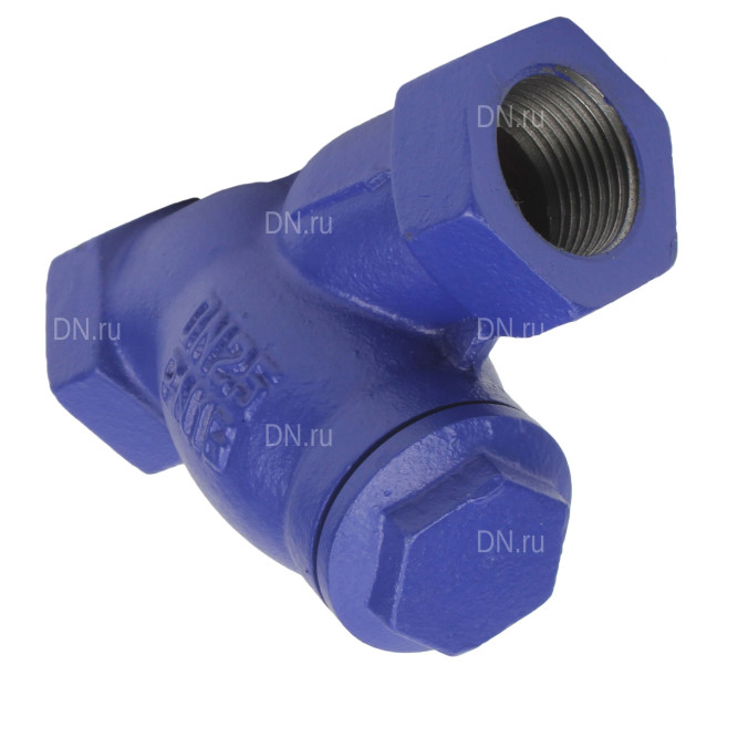 Фильтр сетчатый FMY1131PPL-T 1 1/4″ Ду32 Ру16 резьбовой L=140, корпус чугун GGG25, сетка SS304, уплотнение PPL, Y-образный в Уфе