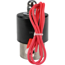 Клапан электромагнитный VS131-NT-NC-24VAC 1/8″ Ду6 Ру10 прямого действия двухходовой, корпус - сталь нержавеющая 304, присоединение - внутренняя резьба, уплотнение - NBR, нормально-закрытый, катушка - 24 В AC