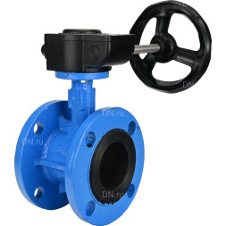 Затвор дисковый поворотный WBV1313E-2W-F-R Ду300 Ру16 фланцевый, корпус - чугун GGG40, диск - чугун GGG40, уплотнение - EPDM, с редуктором HAM RQN5-1500Z-T50