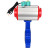 Затвор дисковый поворотный WBV1616N-2W-Fb-H Ду100 Ру16 LUG корпус - чугун QT450, диск - чугун QT450, уплотнение - NBR, с пневмоприводом PA-DA-083, пневмораспределителем 4M310-08 DC24V и магнитным переключателем ALS200D в Уфе