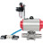 Кран шаровой BV3131P(3pc)-FP-W-ISO-H LONG Ду32 Ру40 полнопроходной, корпус - нержавеющая сталь 304, уплотнение - PTFE, под приварку, с пневмоприводом PA-SA-083, пневмораспределителем 4V320-10 AC220V и БПВ AFC2000 в Уфе