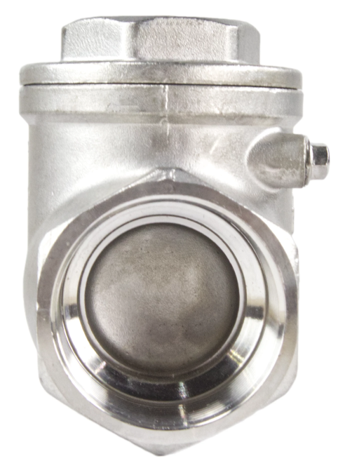 Клапан обратный VC3232P-T 1″ 1/2 Ду40 Ру16 муфтовый, поворотный, корпус - нержавеющая сталь, диск - нержавеющая сталь, уплотнение - PTFE в Уфе