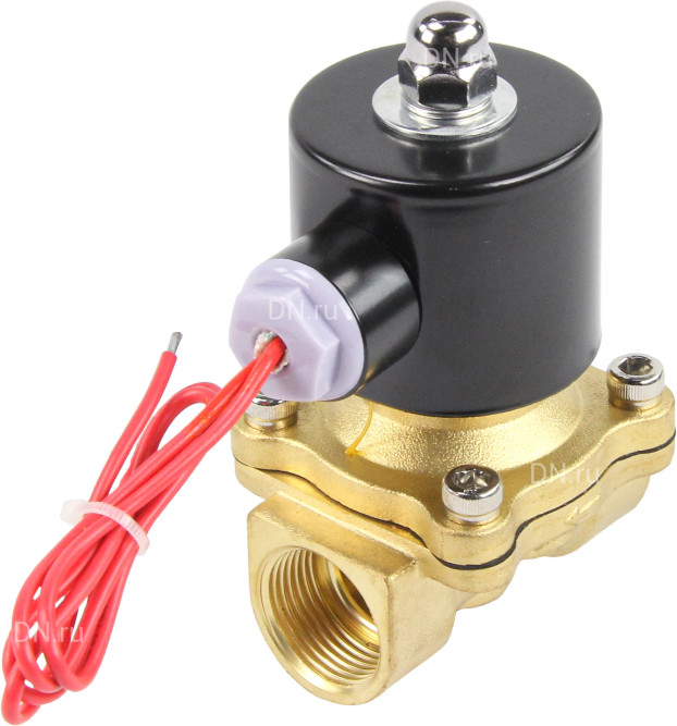 Клапан электромагнитный VS100-ET-NC-24VAC 3/4″ Ду20 Ру10 прямого действия двухходовой, корпус - латунь, присоединение - внутренняя резьба, уплотнение - EPDM, нормально-закрытый, катушка - 24 В AC в Уфе