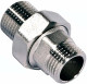 Соединение разъемное (американка) А-304-НР-НР-PTFE 1 1/4″ Ду32 Ру20 с уплотнением под гайкой по плоскости, корпус - нержавеющая сталь AISI 304, присоединение - наружная/наружная резьба, тип резьбы - BSPT