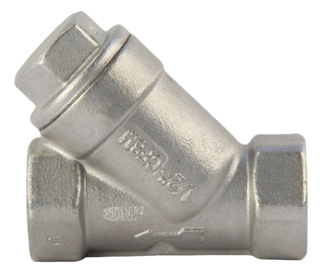 Фильтр сетчатый FMY3232P-T 1/2″ Ду15 Ру16, Y-образный, корпус - нержавеющая сталь 316, резьбовой в Уфе