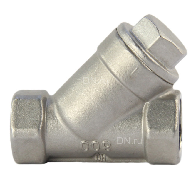 Фильтр сетчатый FMY3232P-T 1/2″ Ду15 Ру16, Y-образный, корпус - нержавеющая сталь 316, резьбовой в Уфе