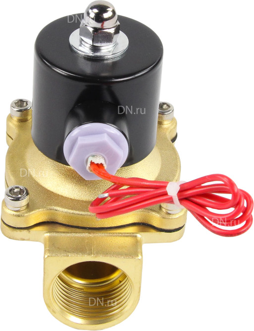 Клапан электромагнитный VS100-NT-NC-24VAC 1″ Ду25 Ру10 прямого действия двухходовой, корпус - латунь, присоединение - внутренняя резьба, уплотнение - NBR, нормально-закрытый, катушка - 24 В AC в Уфе