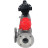 Кран шаровой BV3232P(4pc)-FP-3WL-F Ду40 Ру16 полнопроходной трехходовой, фланцевый, корпус - нержавеющая сталь SS316, с пневмоприводом PA-DA-065 двойного действия и БКВ APL-410N EX в Уфе
