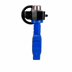 Затвор дисковый поворотный WBV1631N-2W-Fb-H Ду65 Ру16 LUG межфланцевый, корпус - чугун QT450, диск - нержавеющая сталь AISI 304, уплотнение - NBR, с редуктором HGB RQN1-180Z