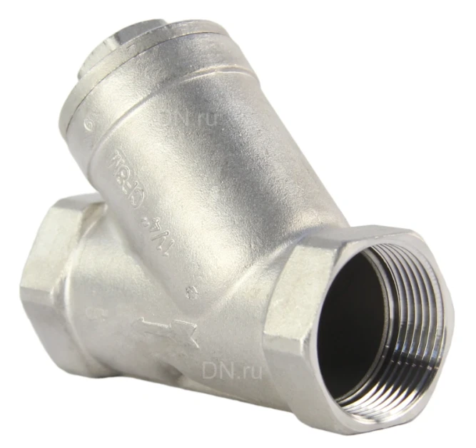 Фильтр сетчатый FMY3232P-T 1 1/4″ Ду32 Ру16, Y-образный, корпус - нержавеющая сталь 316, резьбовой в Уфе