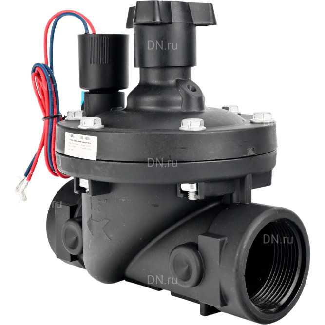 Клапан электромагнитный VS1141-NT-NC-24VDC 4″ Ду100 Ру10 соленоидный двухходовой пилотного действия, корпус - пластик PA66, уплотнение - NBR, внутренняя резьба, нормально закрытый (НЗ), катушка 24В DC в Уфе