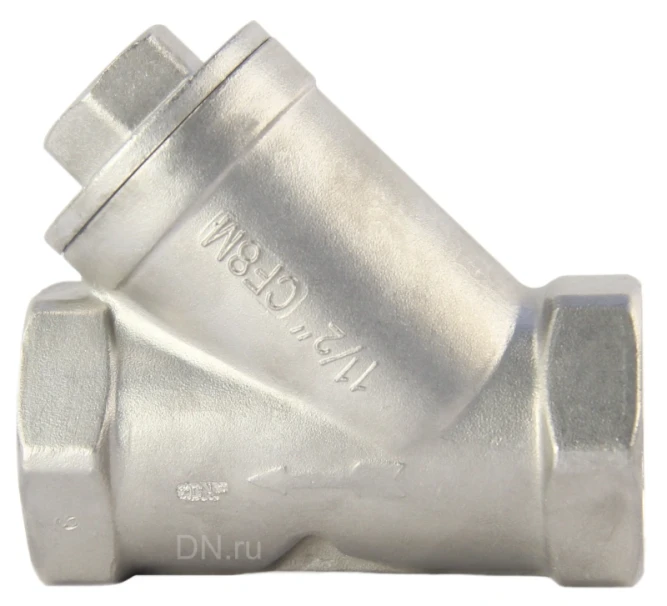 Фильтр сетчатый FMY3232P-T 1 1/2″ Ду40 Ру16, Y-образный, корпус - нержавеющая сталь 316, резьбовой в Уфе