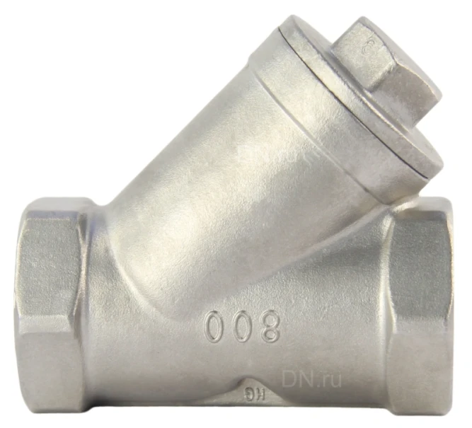 Фильтр сетчатый FMY3232P-T 1 1/2″ Ду40 Ру16, Y-образный, корпус - нержавеющая сталь 316, резьбовой в Уфе
