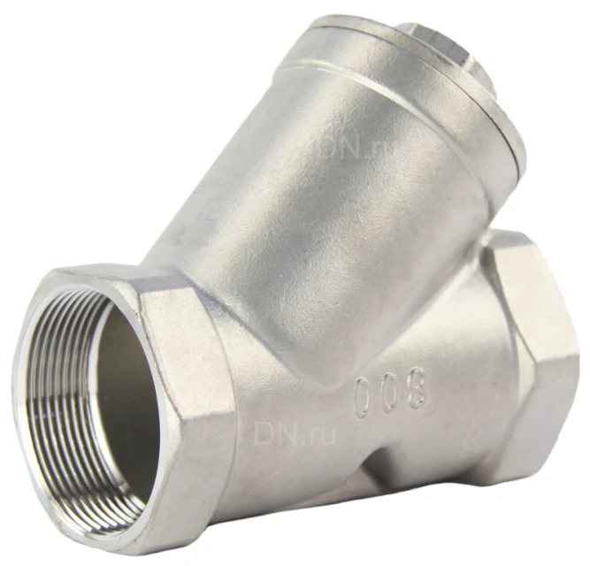 Фильтр сетчатый FMY3232P-T 2 1/2″ Ду65 Ру16, Y-образный, корпус - нержавеющая сталь 316, резьбовой в Уфе