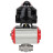 Кран шаровой BV3232P(4pc)-SP-3WL-T-ISO-H 3/4″ Ду20 Ру63 стандартнопроходной трехходовой L-тип, нержавеющая сталь SS316, внутренняя резьба, уплотнение - PTFE, с пн.приводом PA-DA-052 пн.распределителем 4M310-08 DC24V и БКВ APL-510N-EX в Уфе