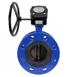 Затвор дисковый поворотный WBV1331E-2W-F-H Ду125 Ру16 фланцевый, корпус - чугун GGG40, диск - нержавеющая сталь 304, уплотнение - EPDM, с редуктором RDN RQN4-500Z-T30