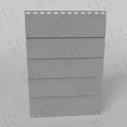 Сайдинг для забора 15х240 мм 0,5 мм Dark Grey Темно-серый