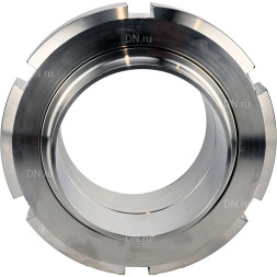 Муфта молочная в сборе CM-31-E Ду40 Ру10 под приварку, корпус - пищевая нержавеющая сталь AISI 304, уплотнение - EPDM