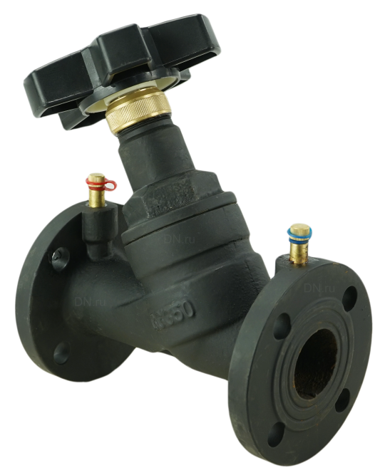 Клапан балансировочный VB1431V-F Ду40 Ру16 чугунный, фланцевый, с ниппелями в Уфе