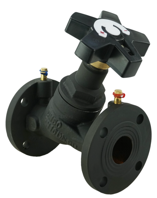 Клапан балансировочный VB1431V-F Ду50 Ру16 чугунный, фланцевый, с ниппелями в Уфе