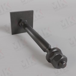 Болт фундаментный тип 2.2 М56х1000 мм ГОСТ 24379.1-2012 с анкерной плитой